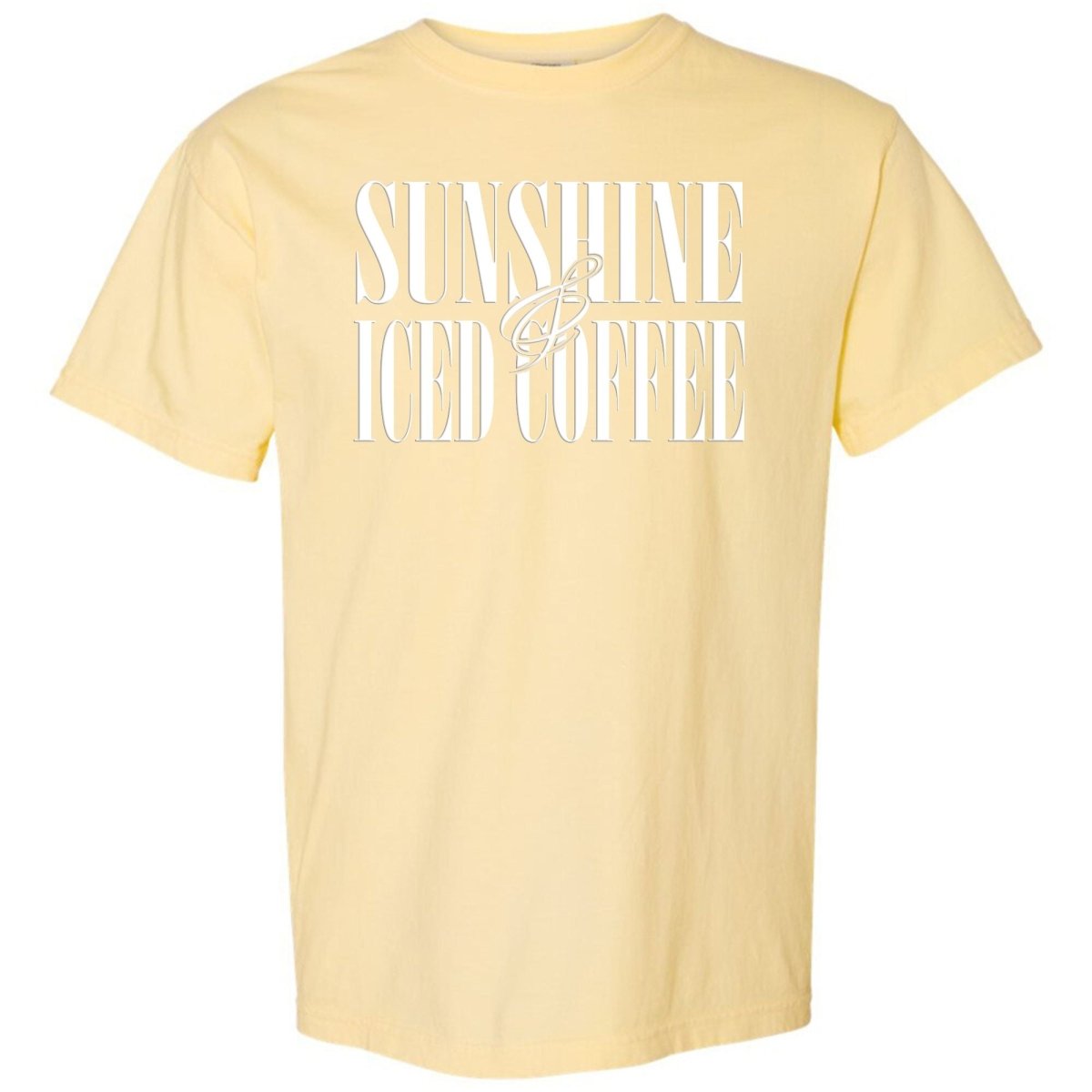 Sunshine & Iced Coffee PUFF T-Shirt