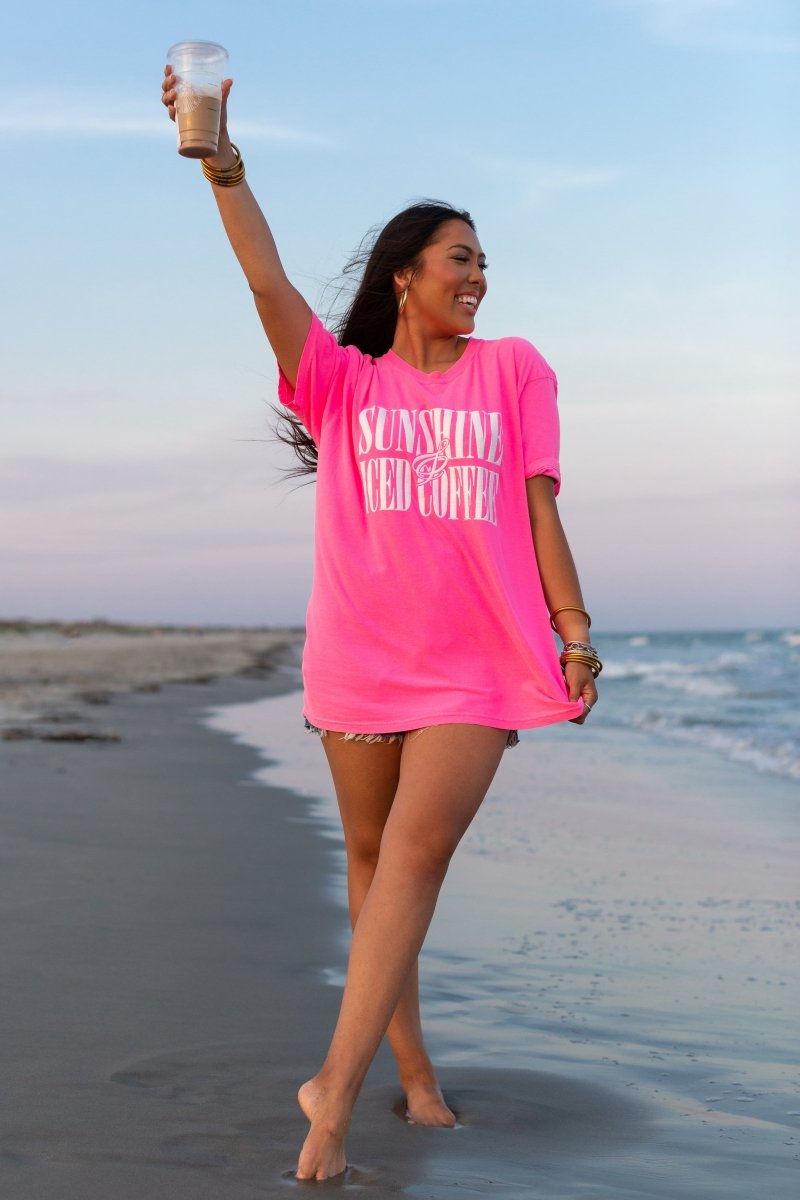 Sunshine & Iced Coffee PUFF T-Shirt