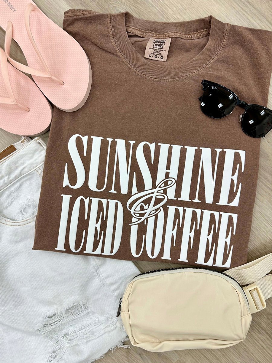 Sunshine & Iced Coffee PUFF T-Shirt
