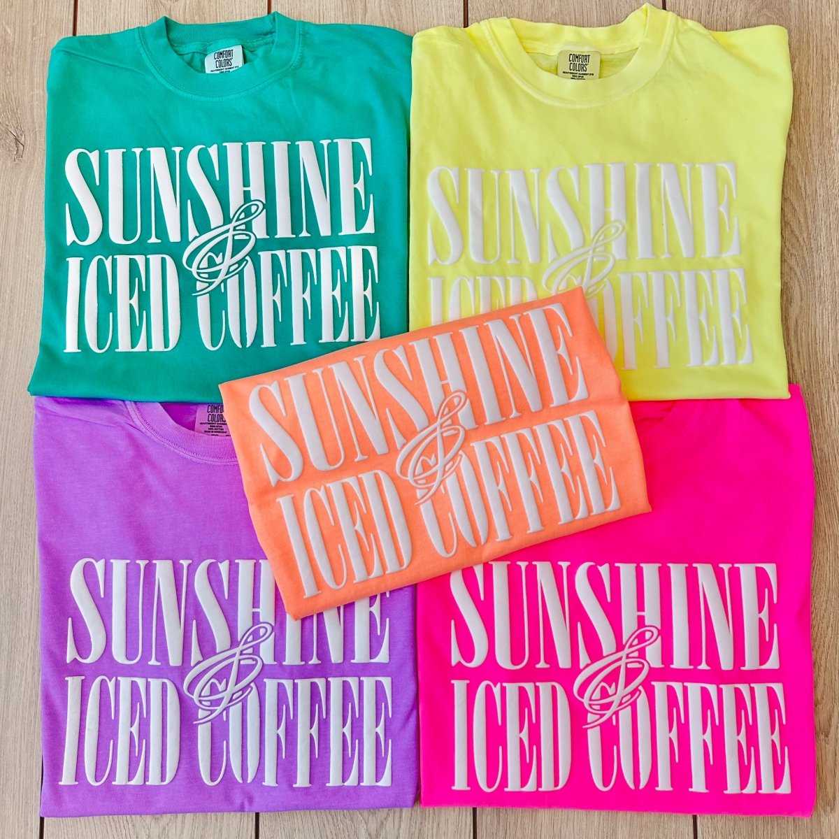 Sunshine & Iced Coffee PUFF T-Shirt