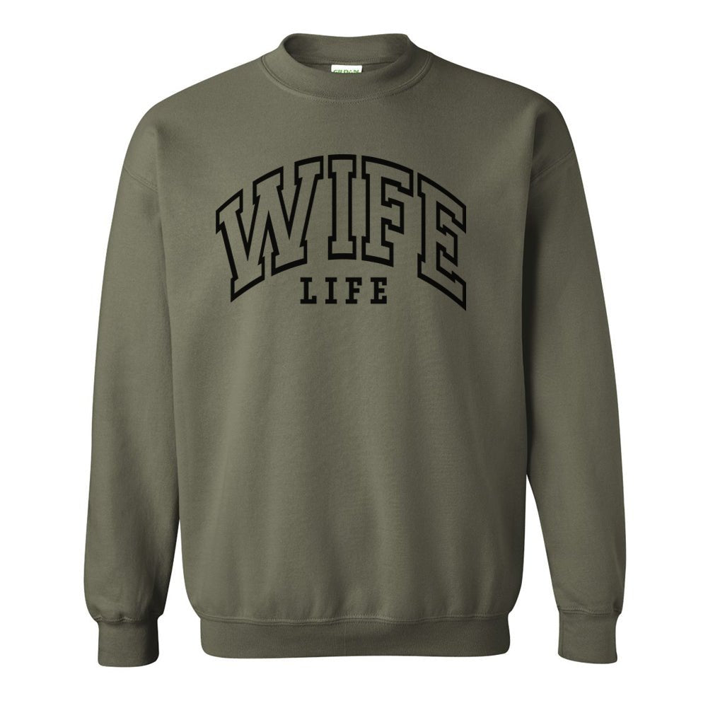 Wife Life Crewneck Sweatshirt