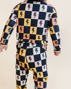Two Piece Set | Colorful Checks & Bolts