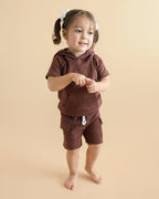Cargo Shorts Set | Chocolate