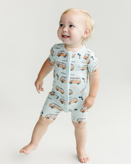 Shorty Romper | Retro Beach