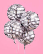 It's Disco, Baby! Balloons - 4 disco ball balloons