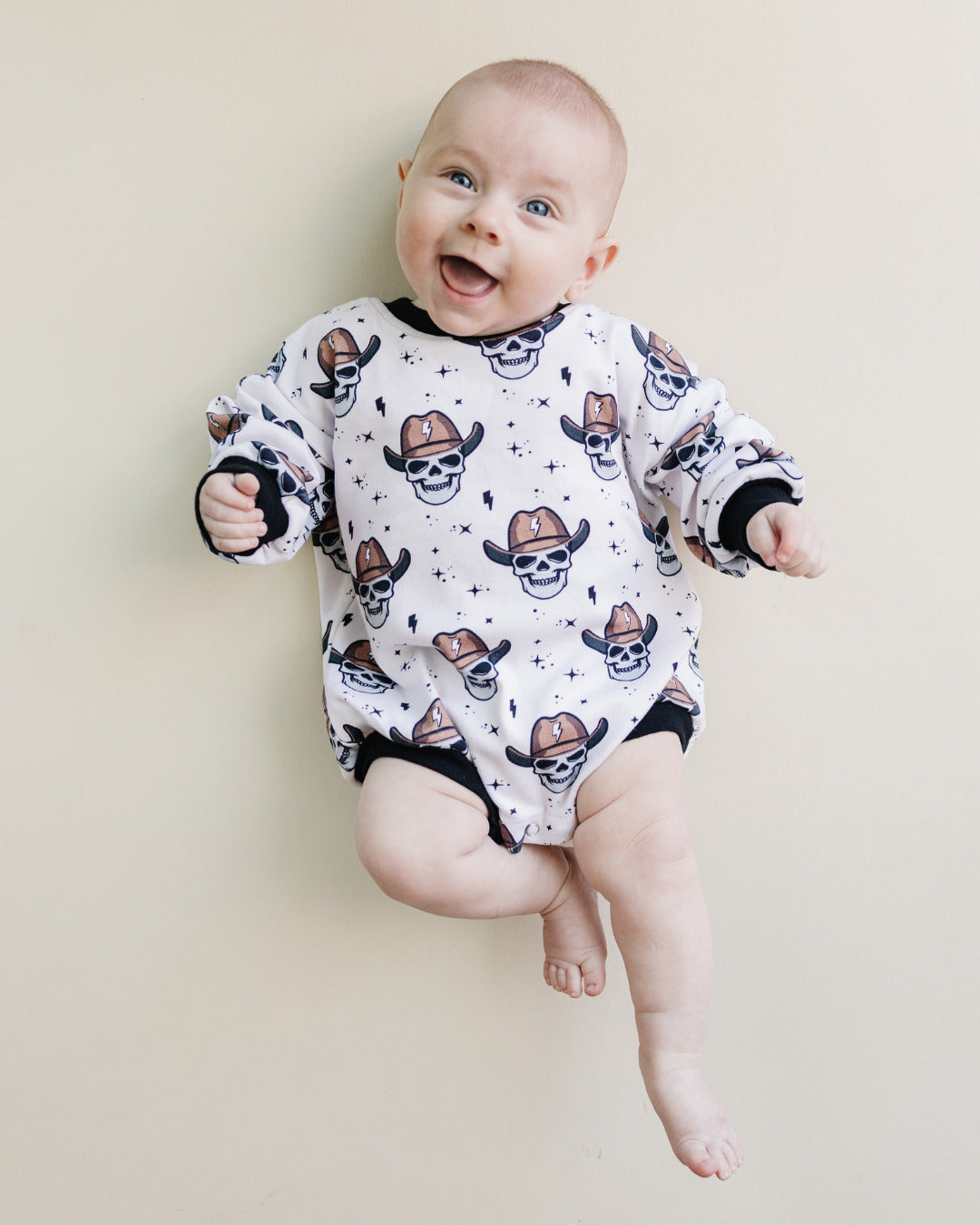 Bolt Cowboy Bubble Romper