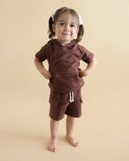 Cargo Shorts Set | Chocolate
