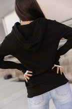 Henley Hoodie - Midnight Lace