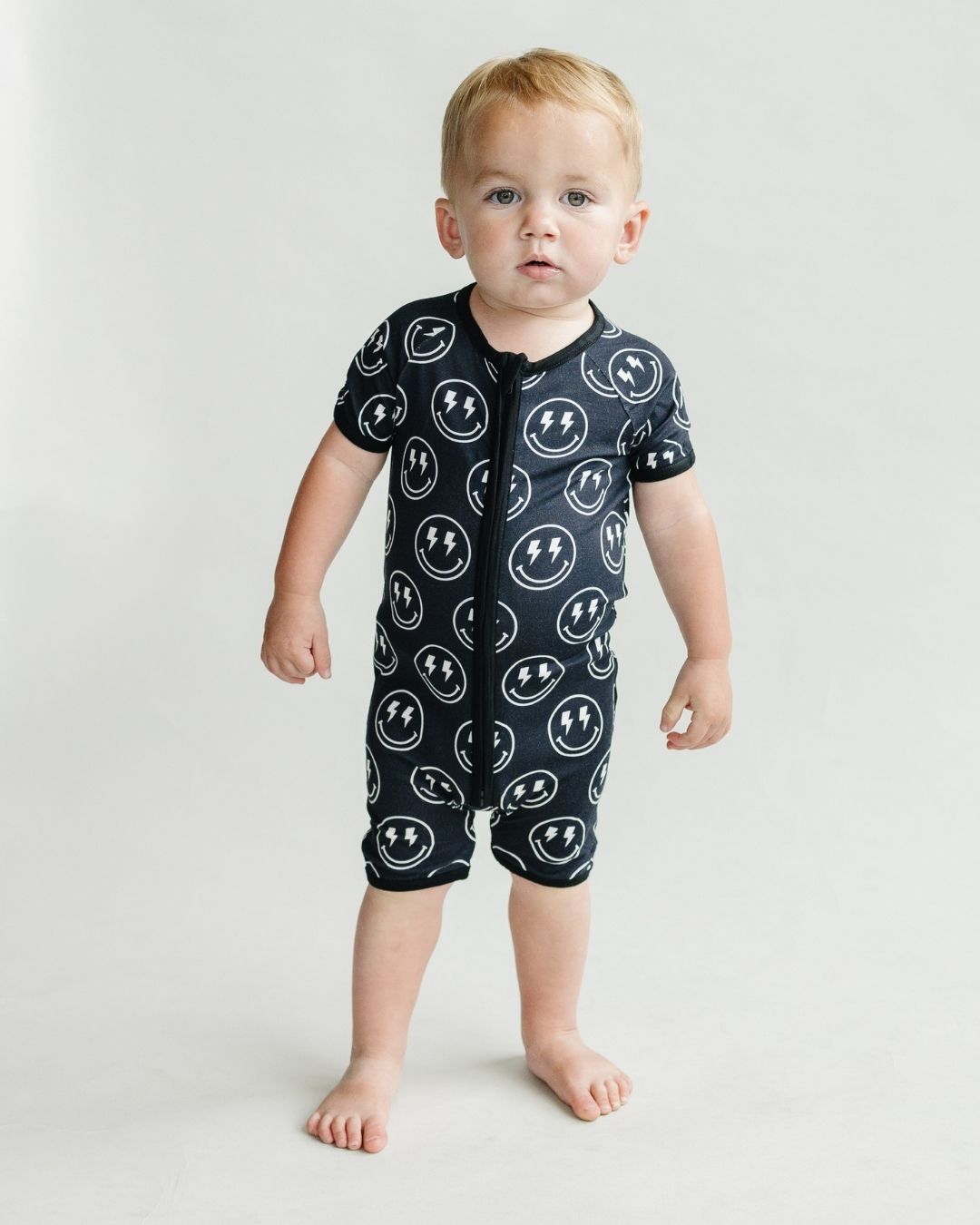 Shorty Romper | Electric Smiley