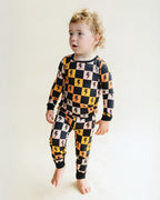 Two Piece Set | Colorful Checks & Bolts