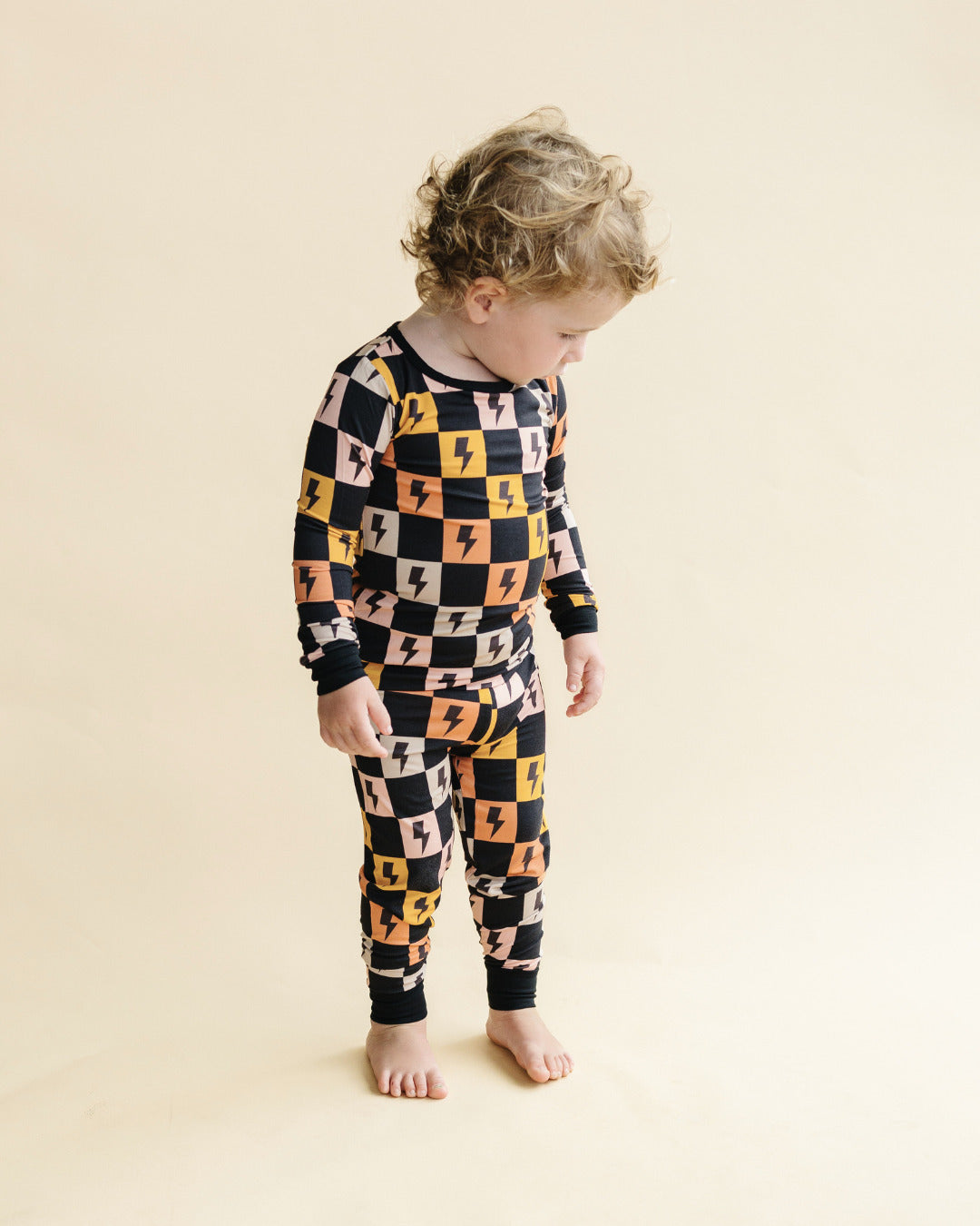 Two Piece Set | Colorful Checks & Bolts