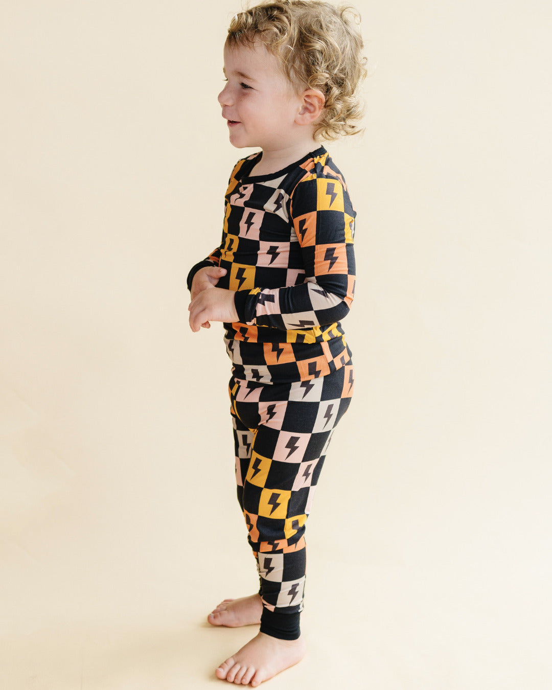 Two Piece Set | Colorful Checks & Bolts
