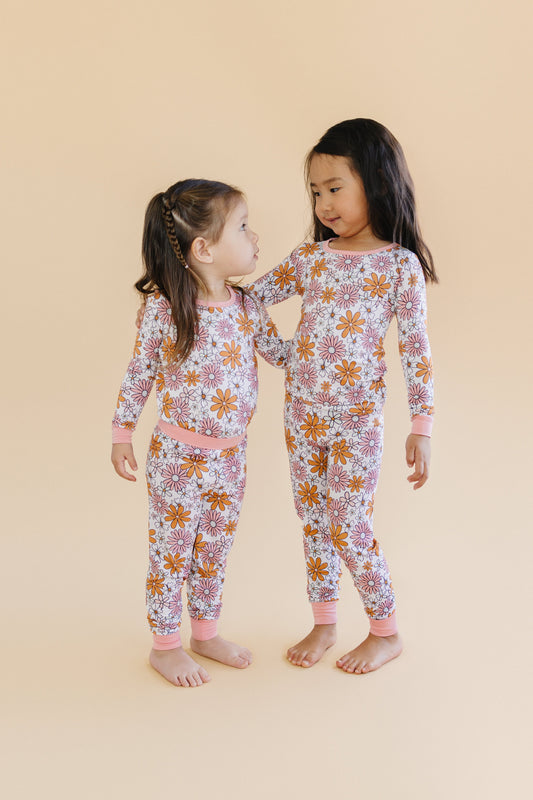 Retro Garden Bamboo Two Piece Set