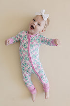 Bamboo Zip Romper | Shamrock & Bows