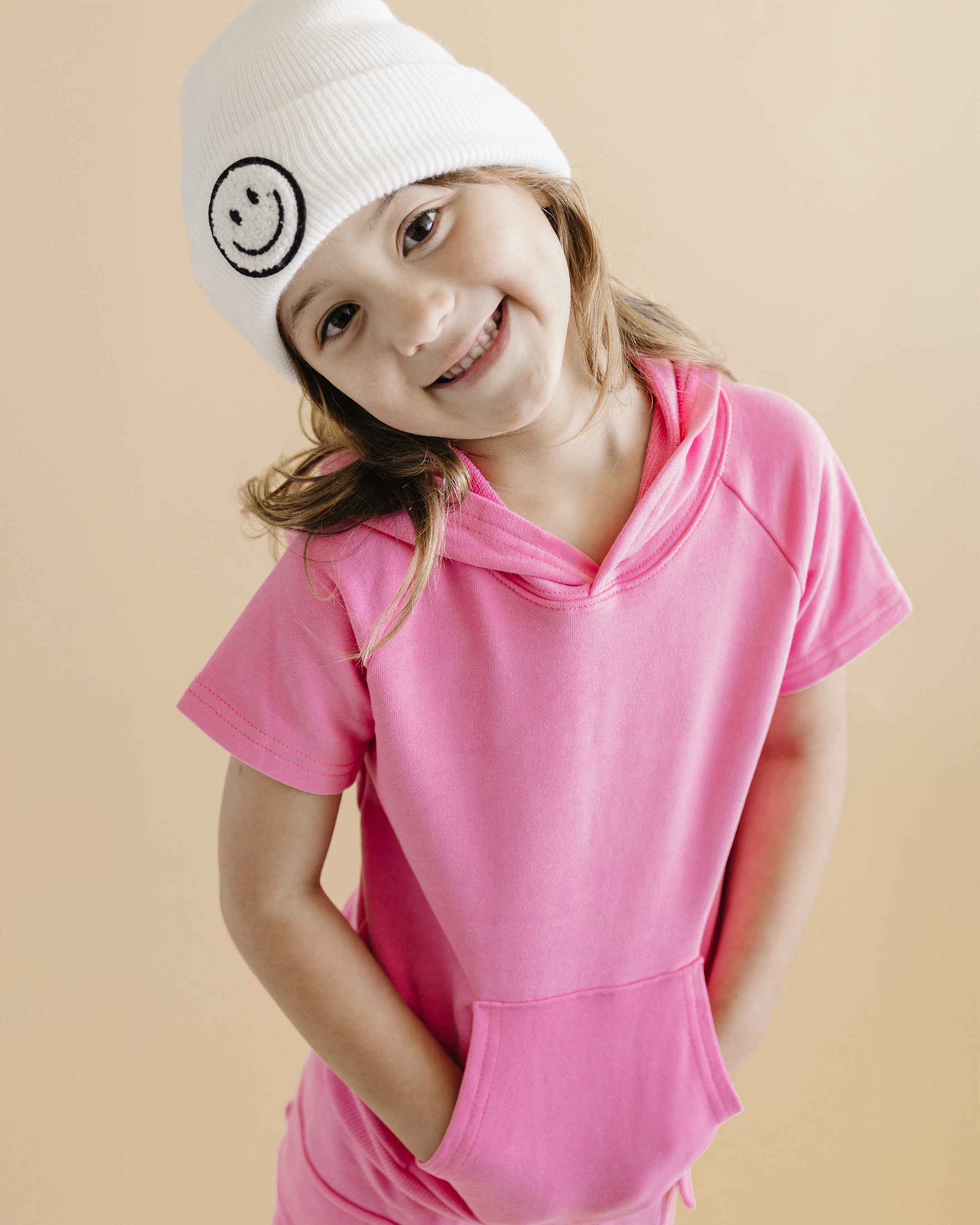 Cargo Shorts Set | Pink