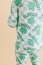 Bamboo Zip Romper | Lucky Shamrock