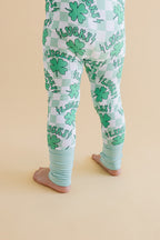 Bamboo Zip Romper | Lucky Shamrock