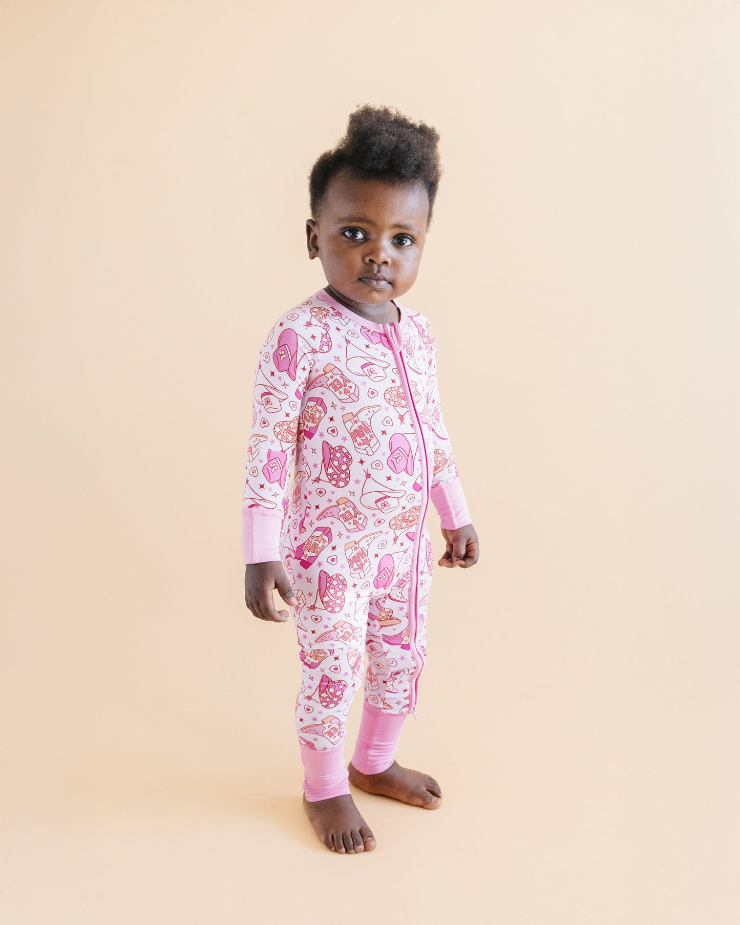 Cowgirl Bamboo Zip Romper