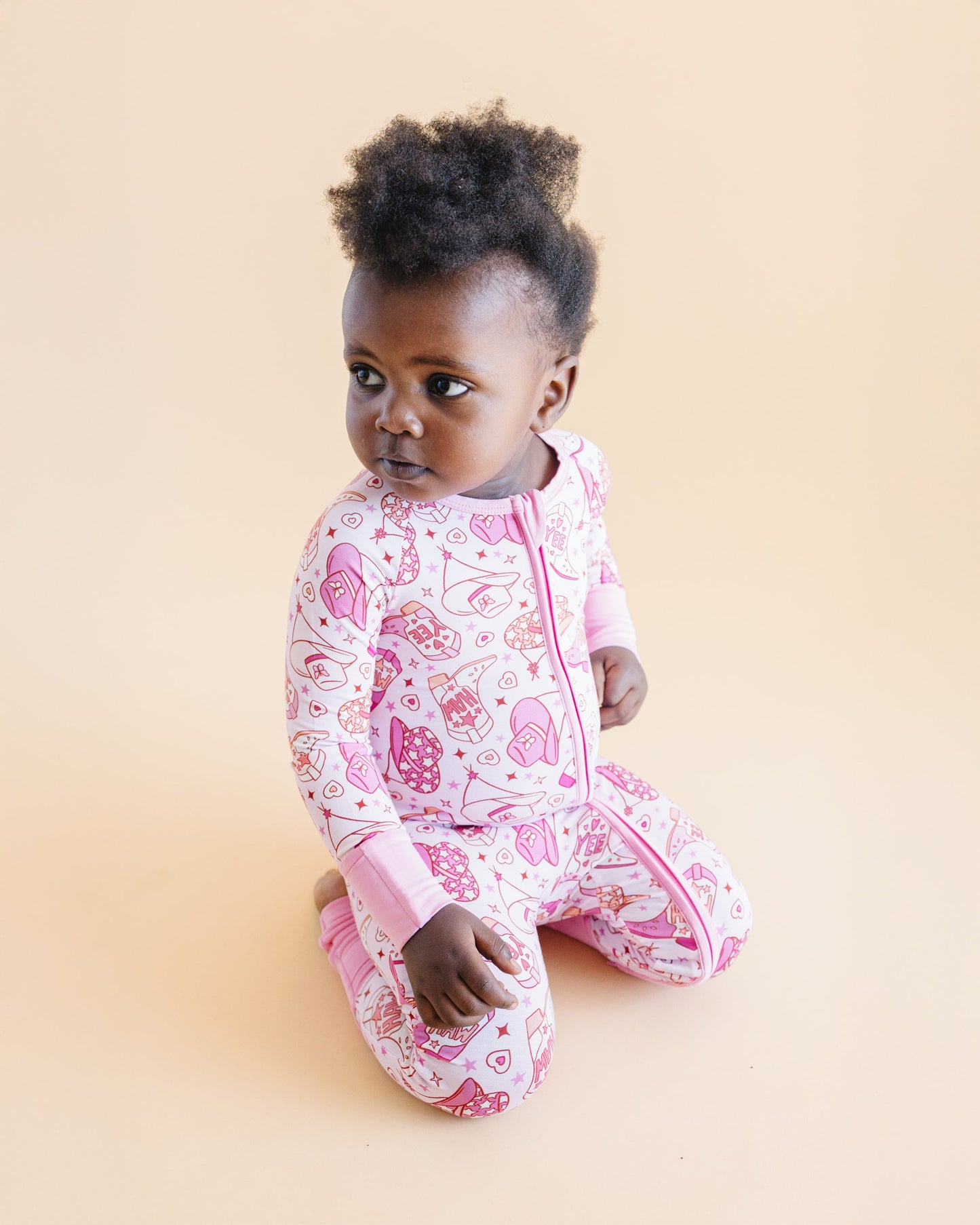 Cowgirl Bamboo Zip Romper