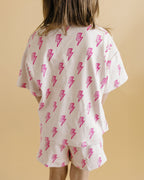 Shorts Set | Pink Bolts
