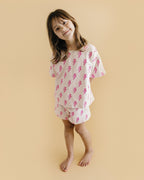 Shorts Set | Pink Bolts