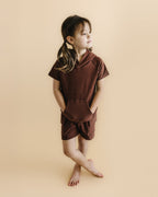 Cargo Shorts Set | Chocolate