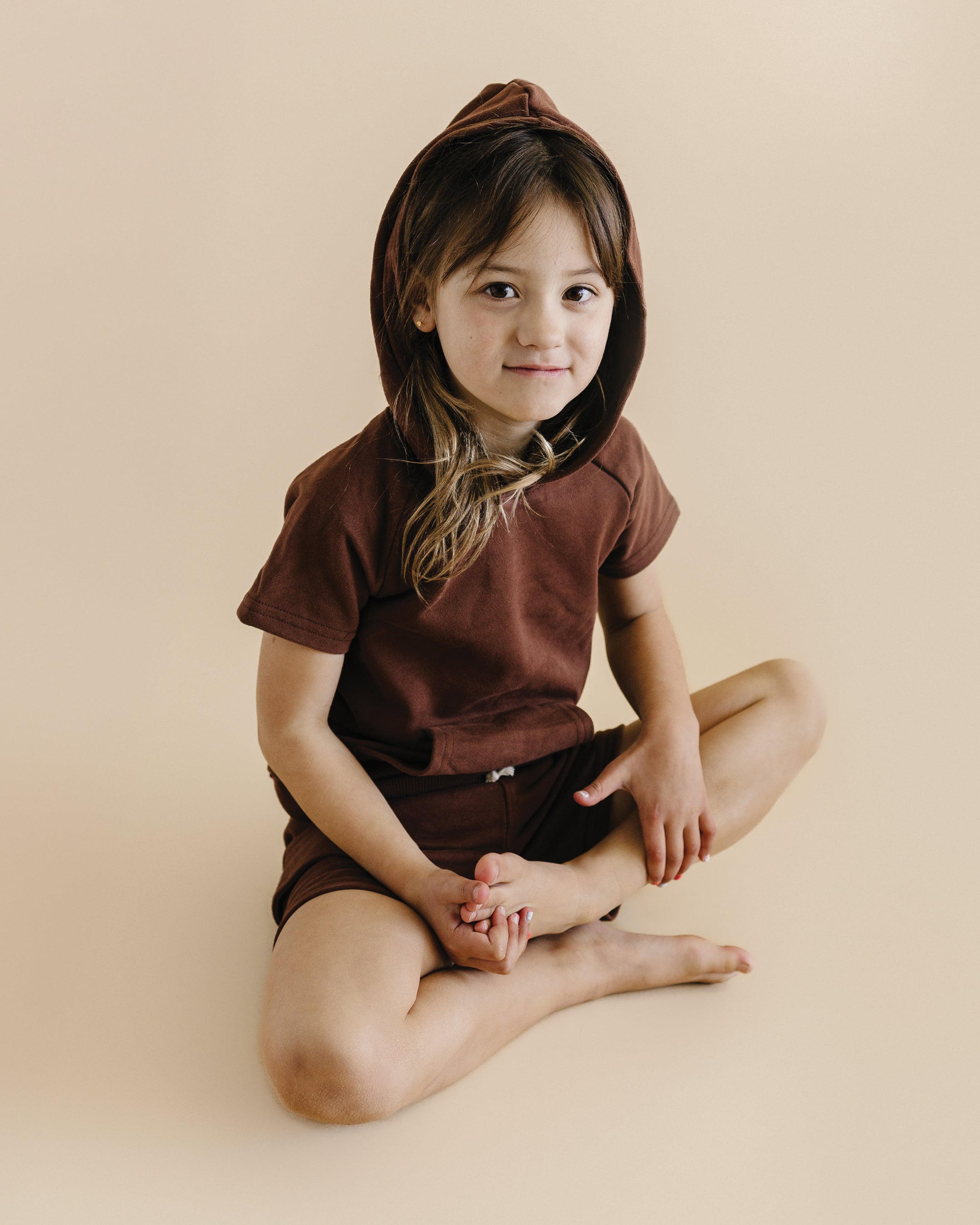 Cargo Shorts Set | Chocolate