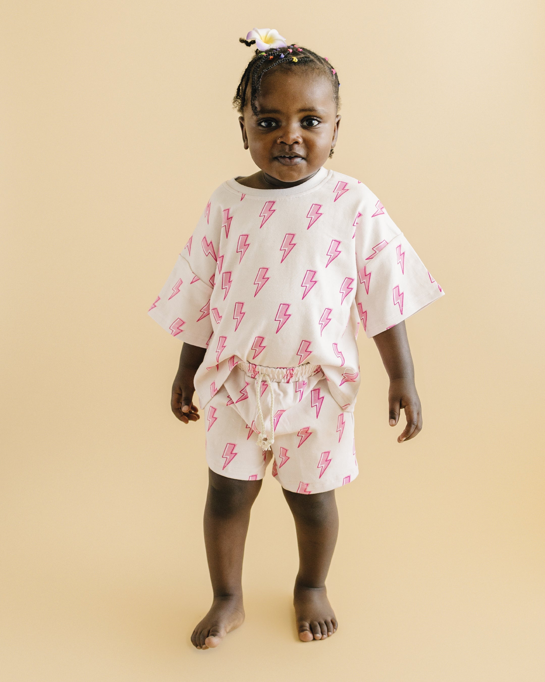 Shorts Set | Pink Bolts