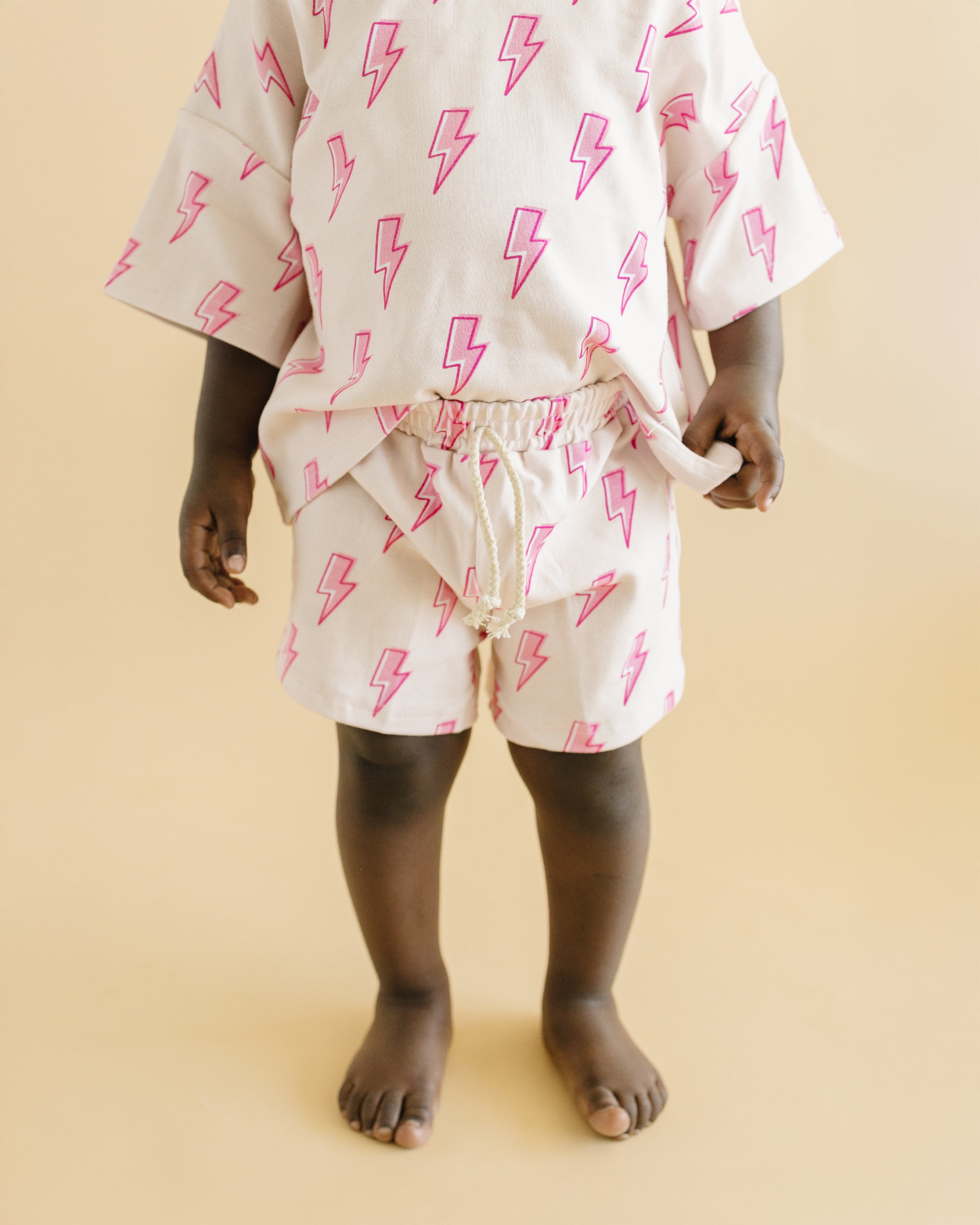 Shorts Set | Pink Bolts