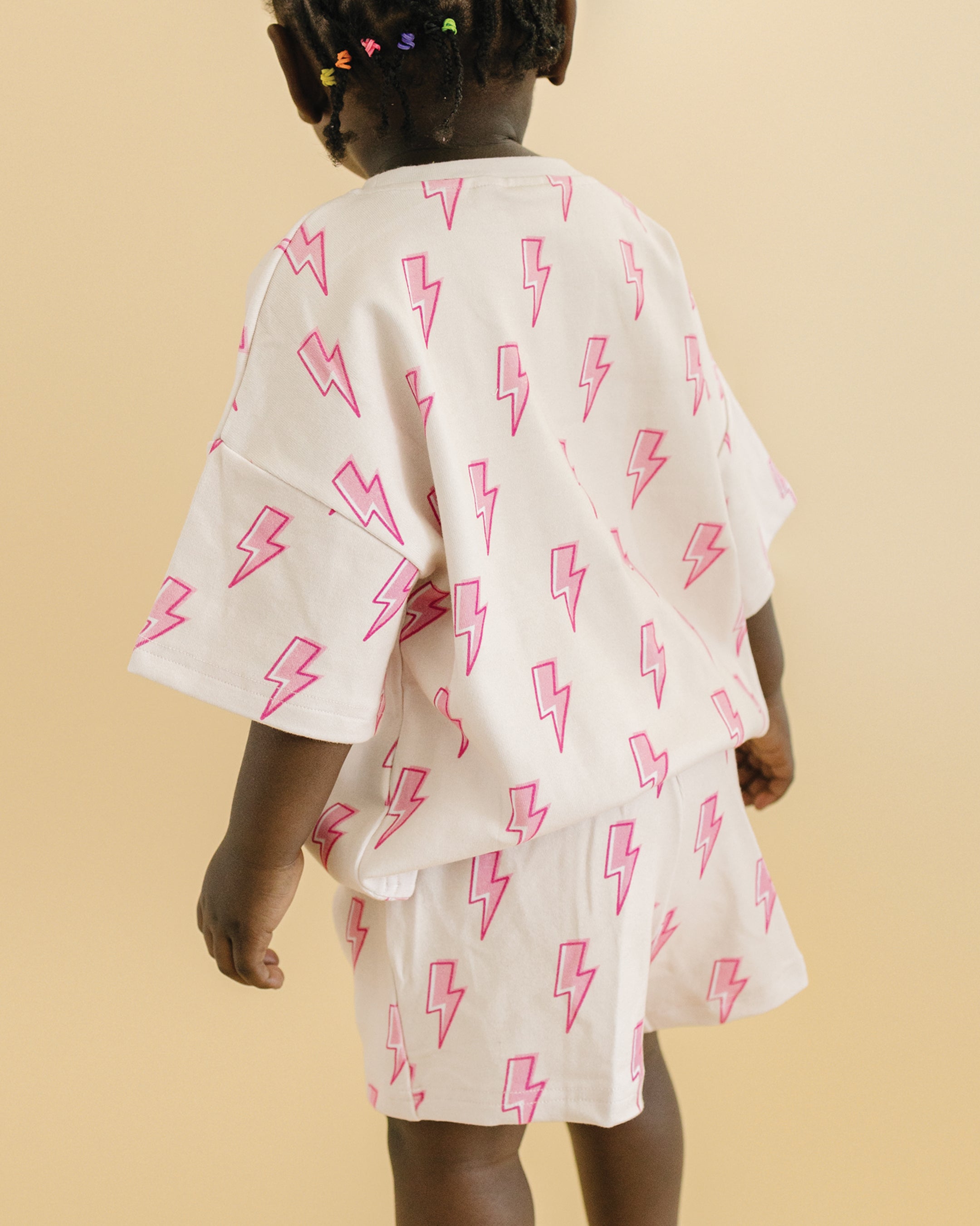 Shorts Set | Pink Bolts