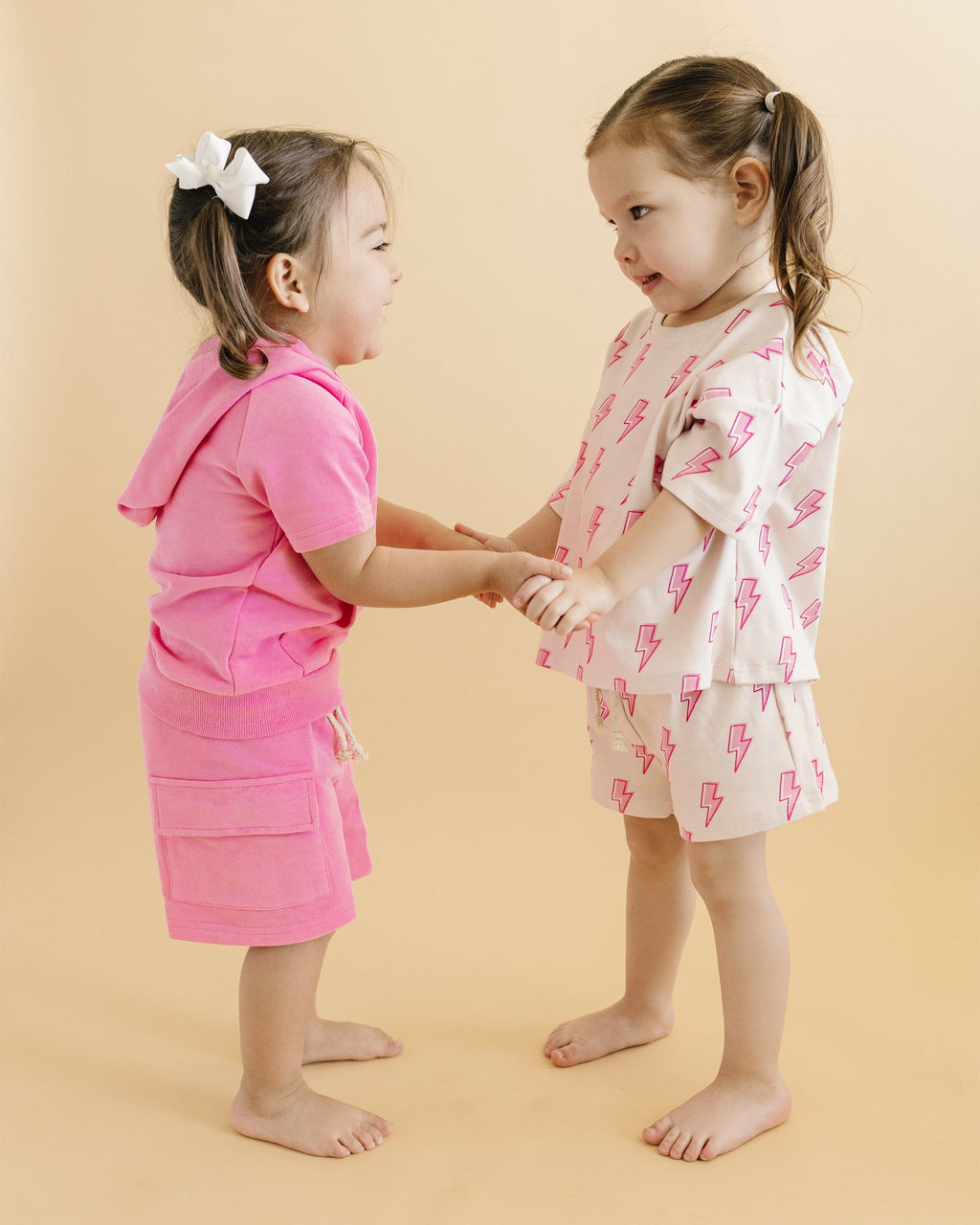 Shorts Set | Pink Bolts