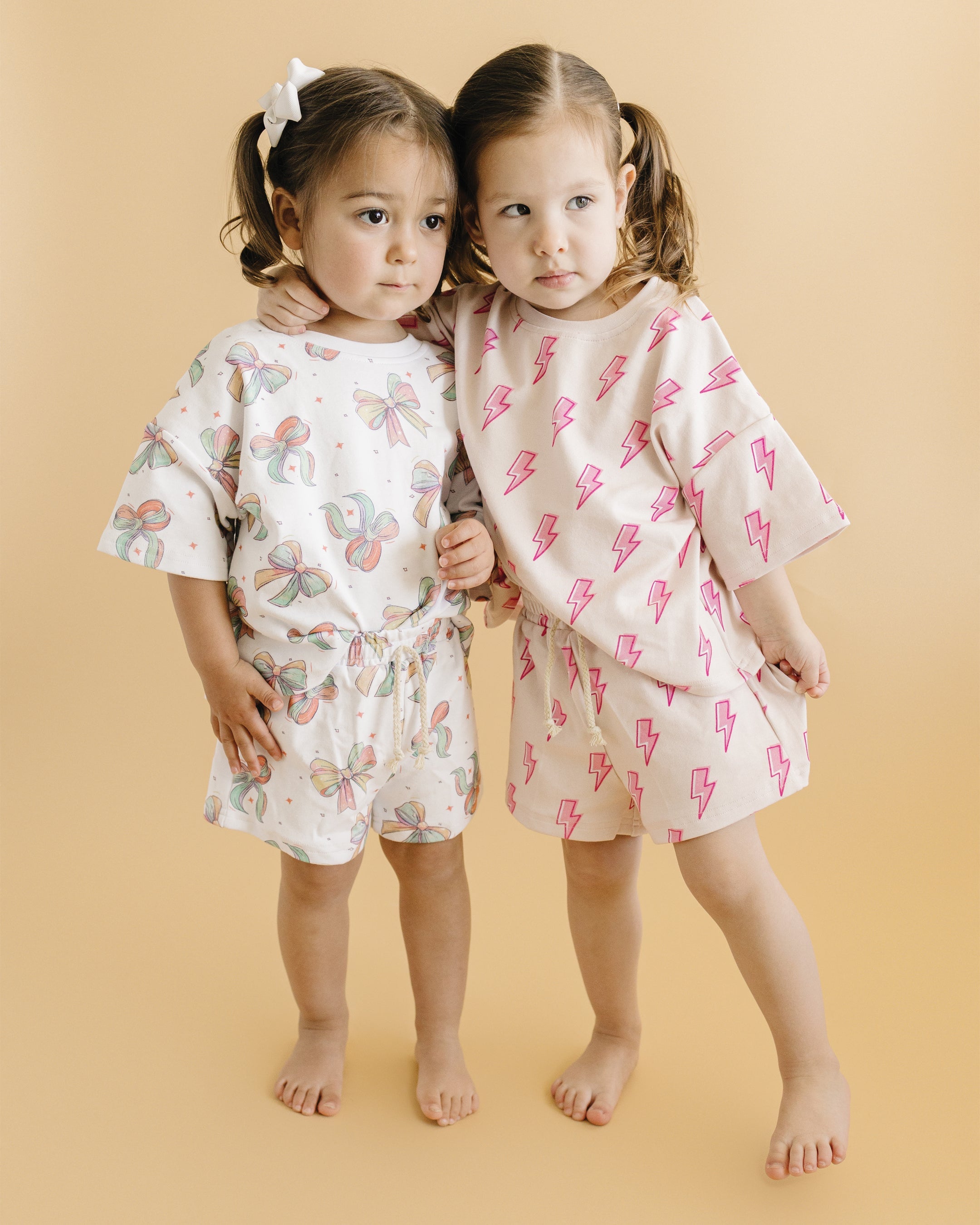 Shorts Set | Pink Bolts