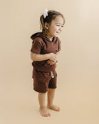 Cargo Shorts Set | Chocolate