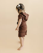 Cargo Shorts Set | Chocolate