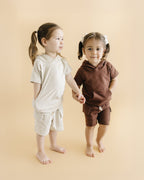 Cargo Shorts Set | Chocolate