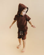 Cargo Shorts Set | Chocolate