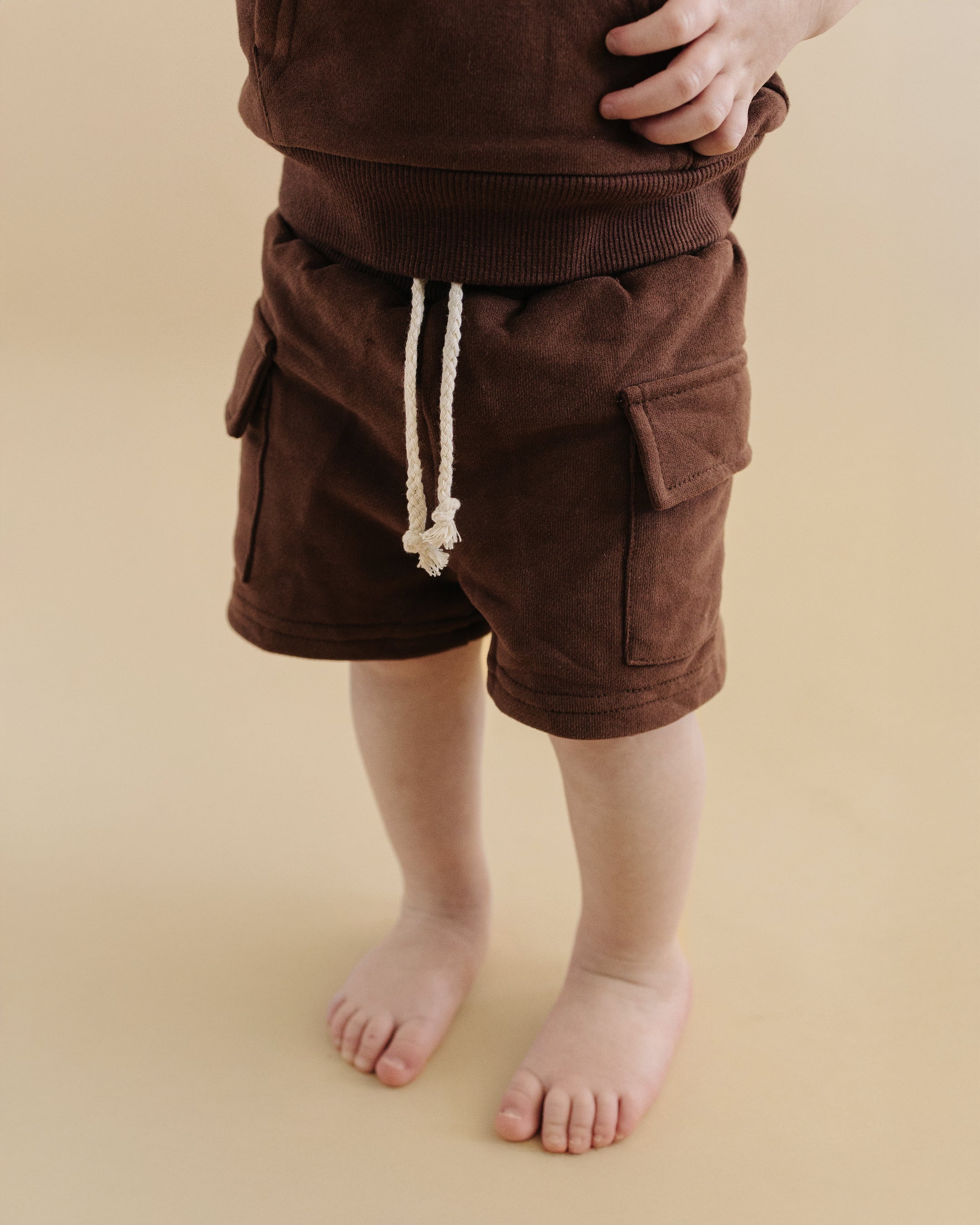 Cargo Shorts Set | Chocolate