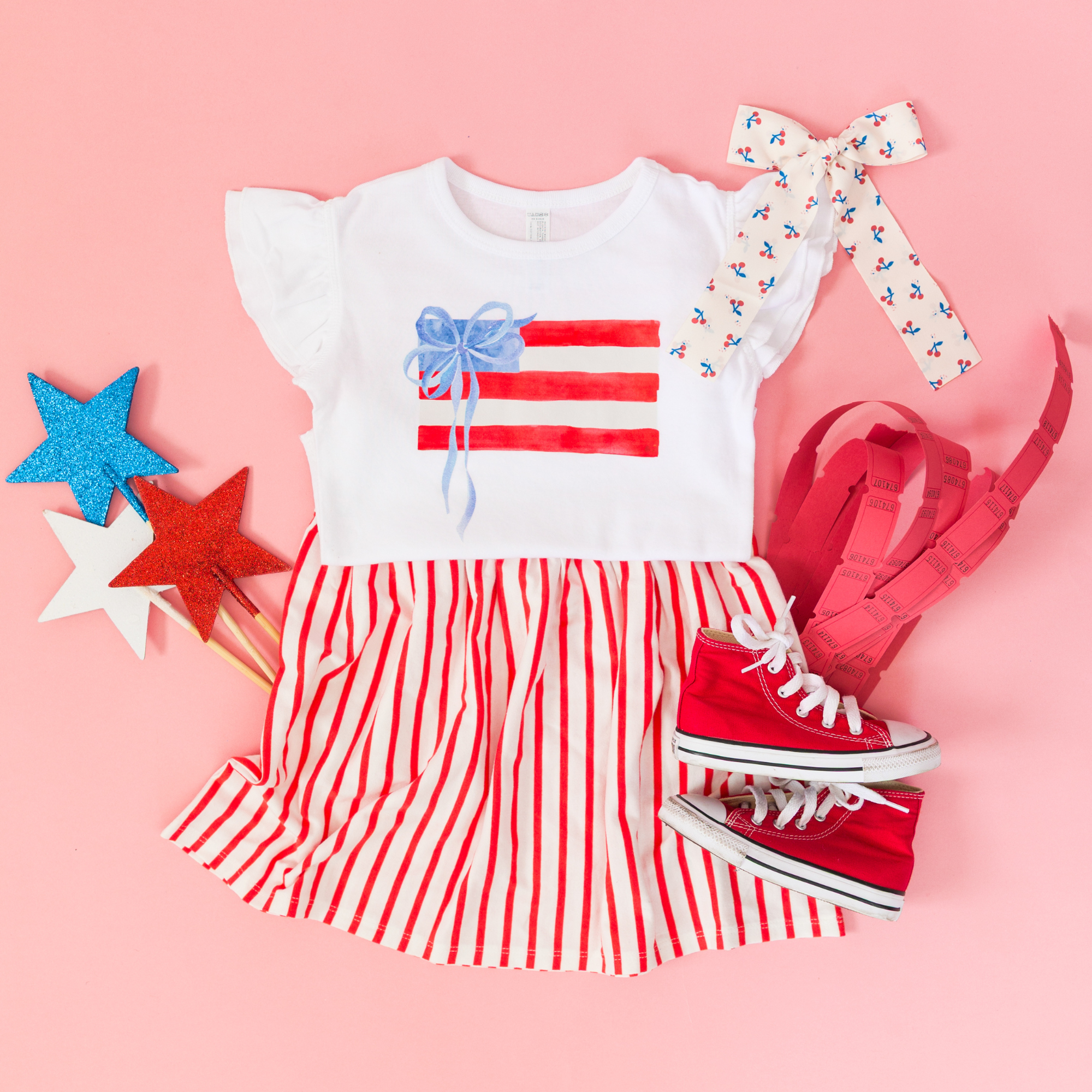 American Flag Flutter Sleeve