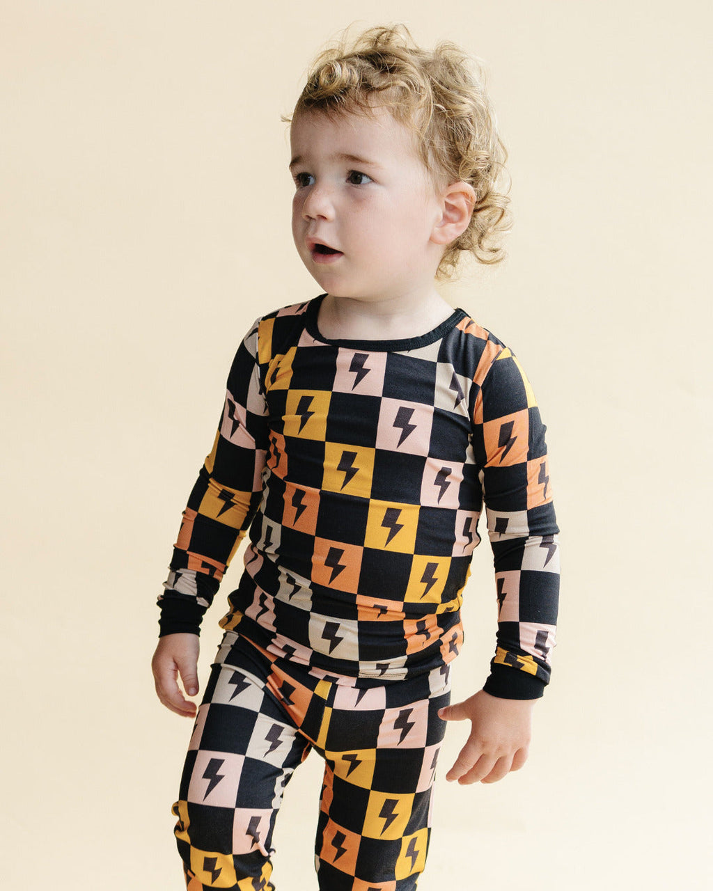Two Piece Set | Colorful Checks & Bolts