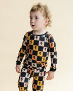 Two Piece Set | Colorful Checks & Bolts
