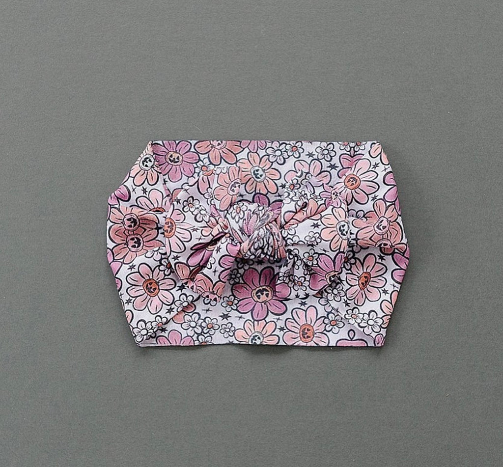 Pumpkin Floral Classic Bow