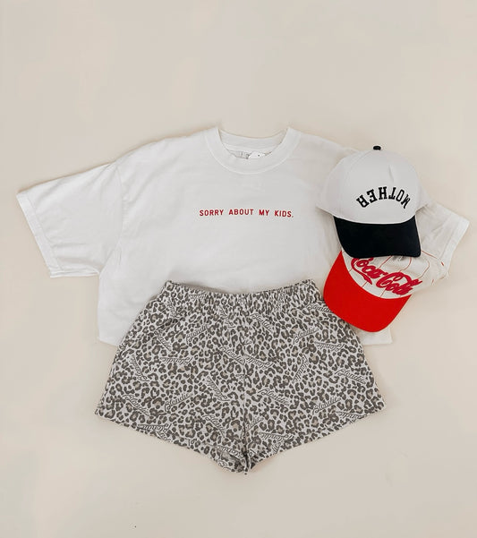 Sorry About My Kids Minimal Tee