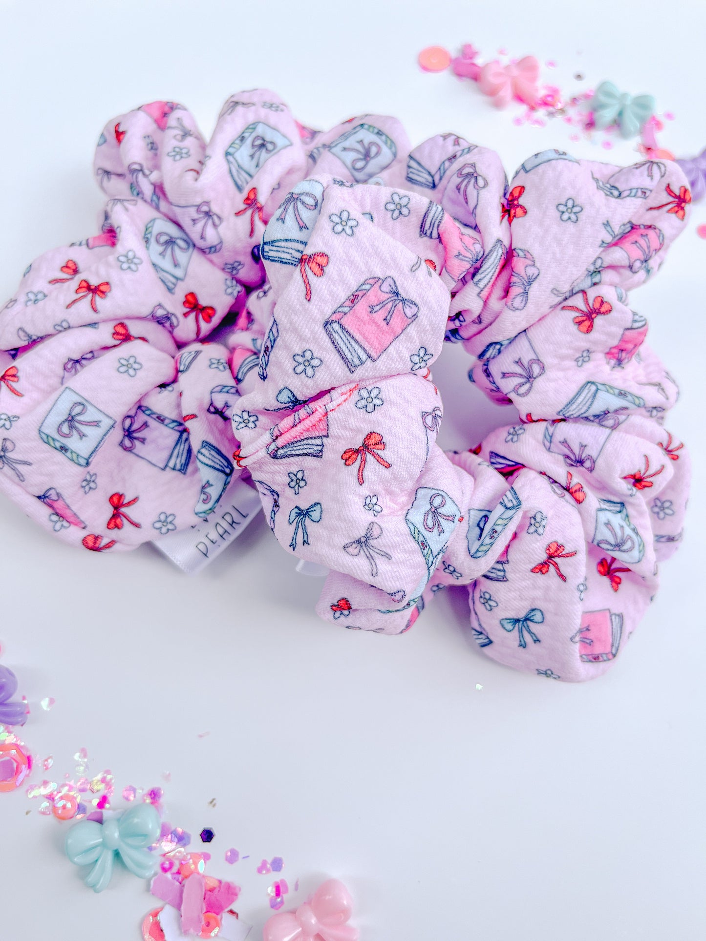 Books & Bows Scrunchy