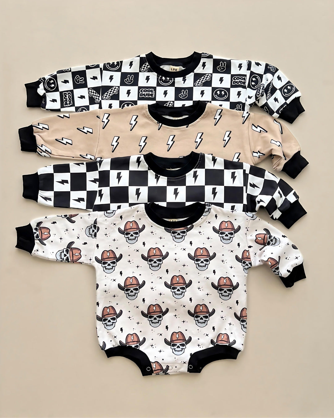 Bolt Cowboy Bubble Romper