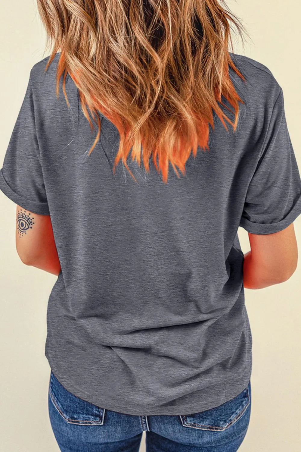Cowgirl Boots OX Head Western Graphic Crewneck Tee