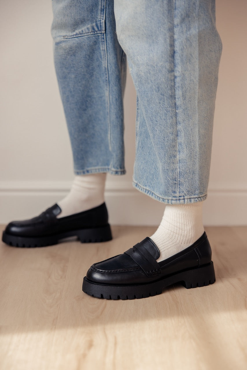 Hutch Lug Sole Loafers