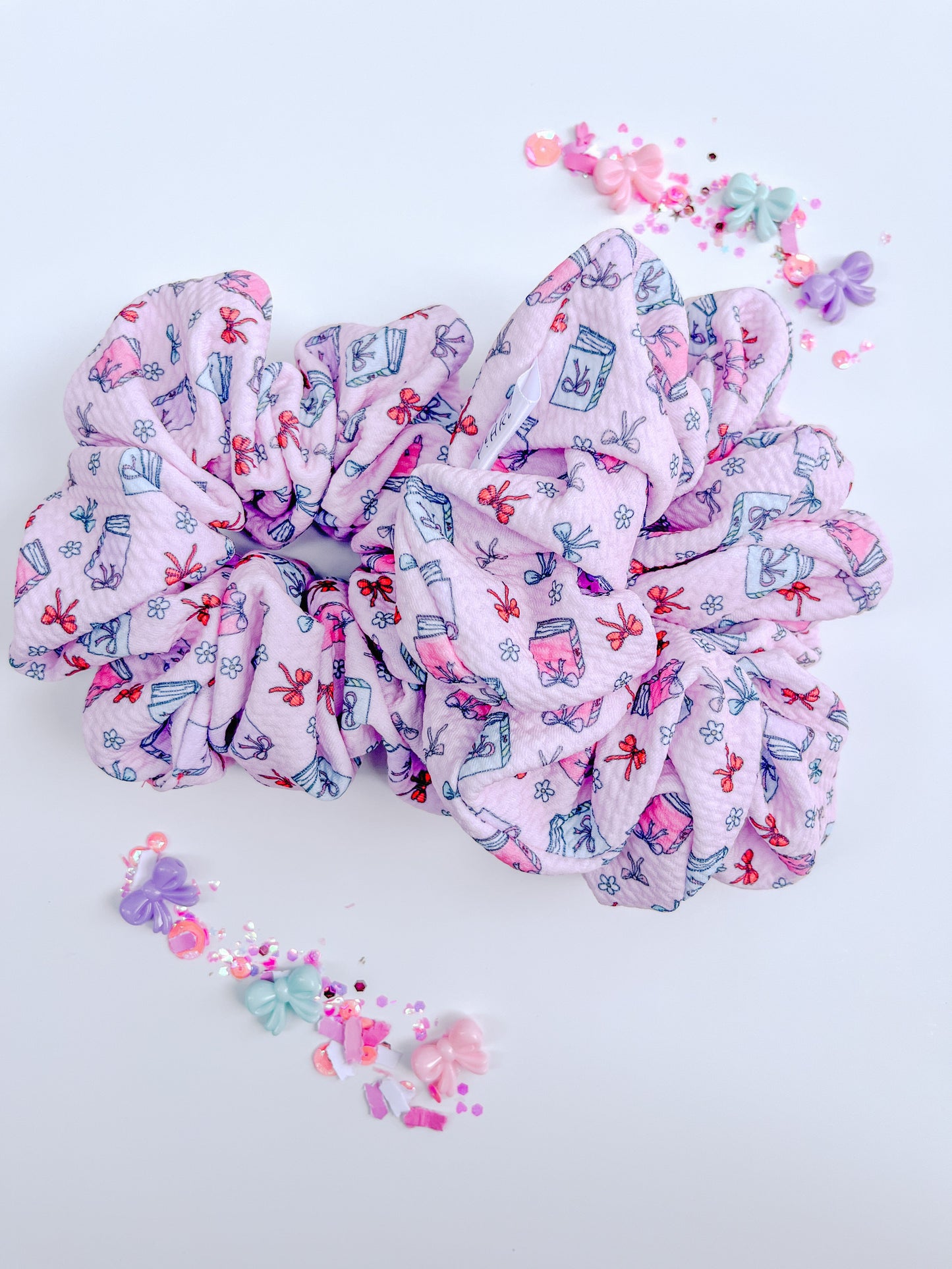Books & Bows Scrunchy
