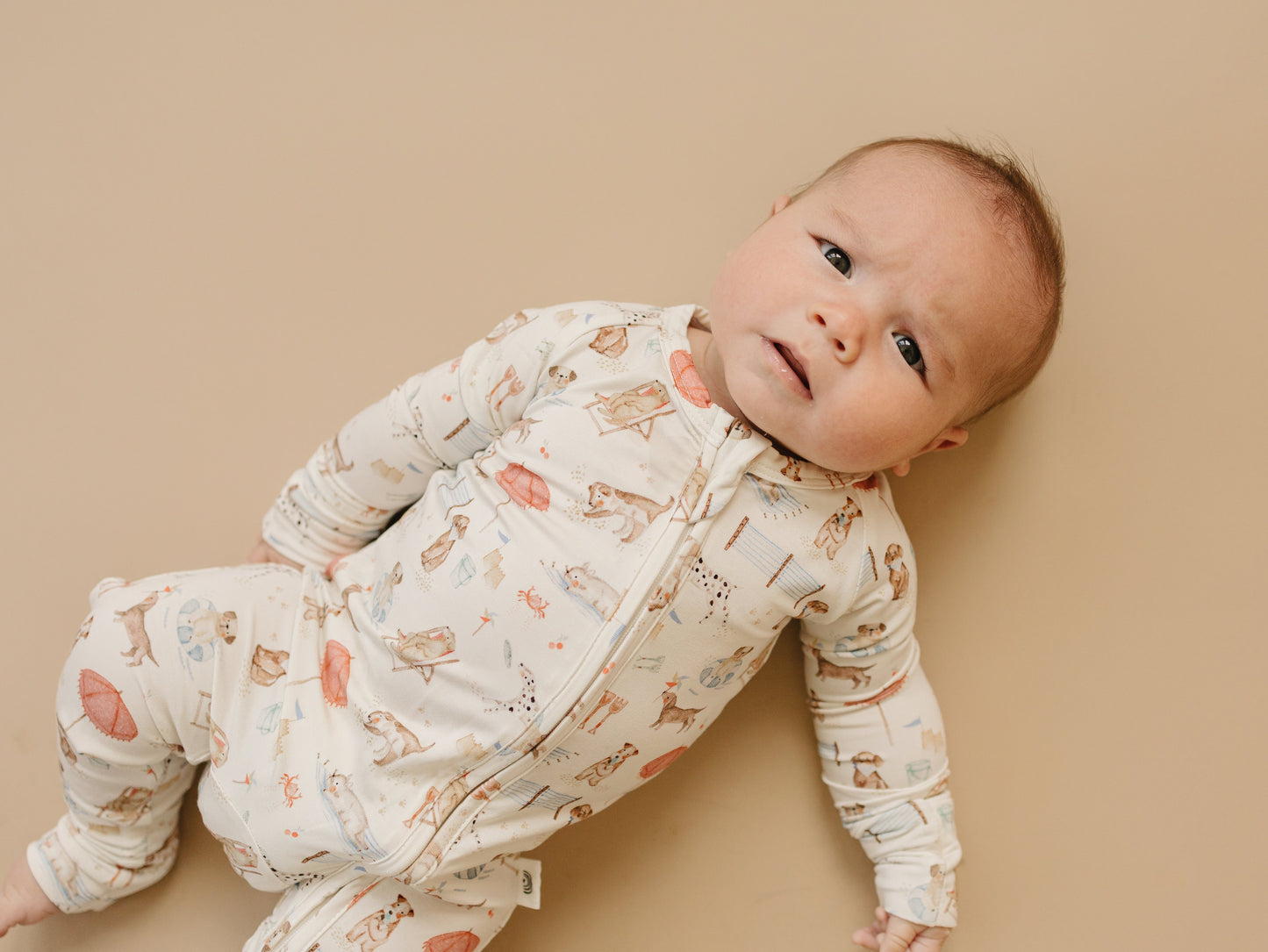 Beach Pawty Bamboo Zippy Romper