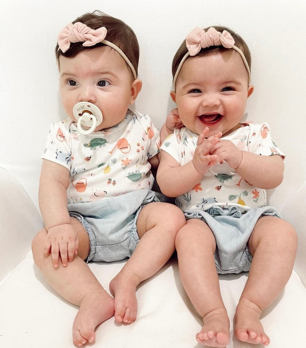 Mini Pink Ribbed Knot