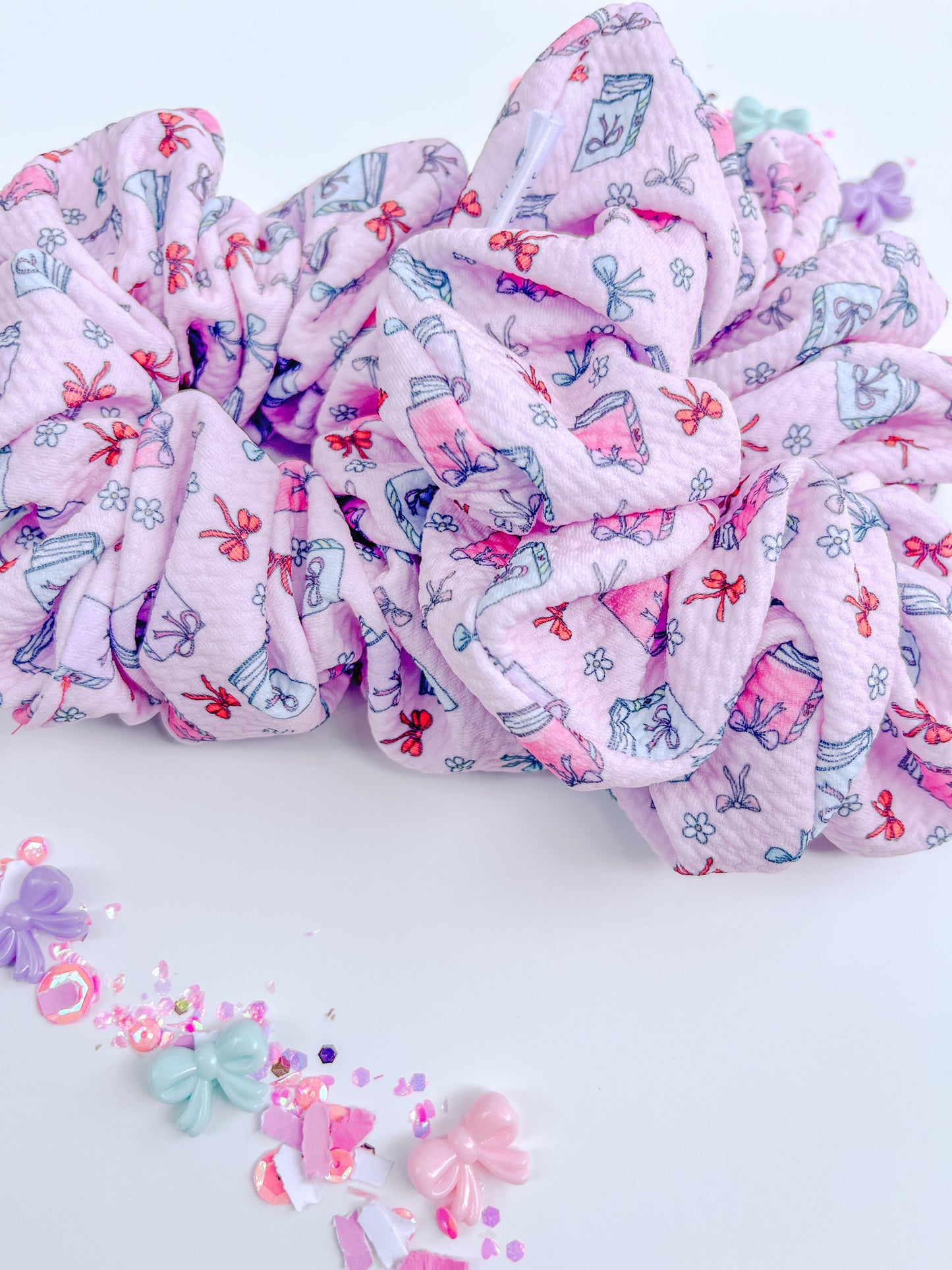 Books & Bows Scrunchy